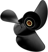 10,25 x 14/15/16-G Polierter/Schwarzer YBS-Außenbordpropeller aus Edelstahl